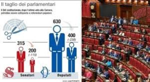 Numero dei Parlamentari prima e dopo il referendum
